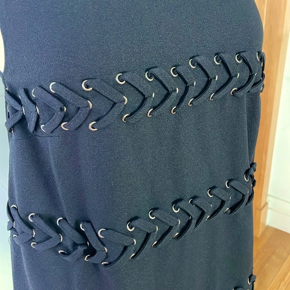 The Moon Little Black Sleeveless Mod Dress, Size M - Picture 3 of 12